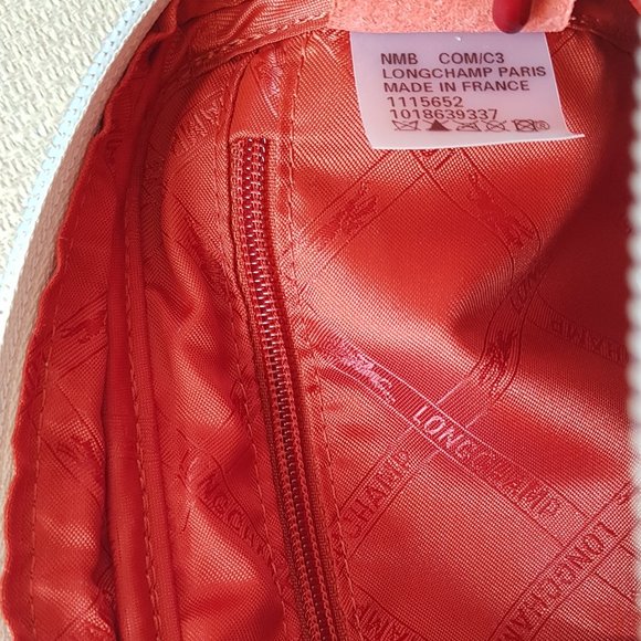 Longchamp Canvas/ Leather Crossbody Bag with Adjustable Strap - Picture 9 of 13